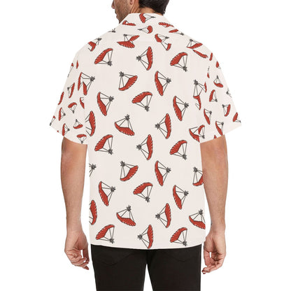 Skydiver Print Design LKS302 Men's Hawaiian Shirt