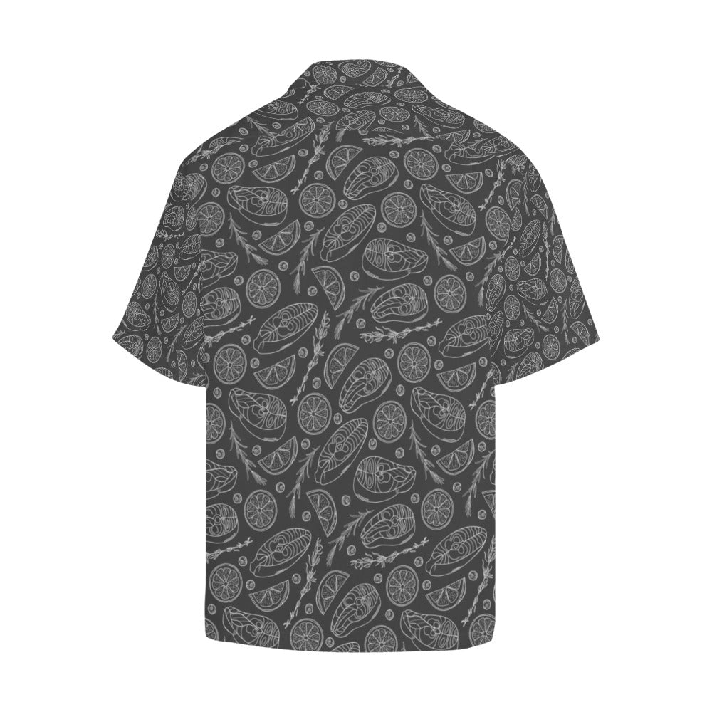 Steak Print Design LKS301 Men's Hawaiian Shirt