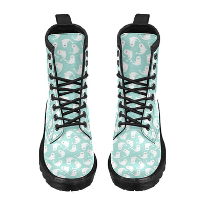 Sea Lion Print Design LKS401 Women's Boots