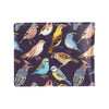 Bird Cute Print Pattern Men's ID Card Wallet