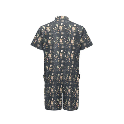 Bohemian Pattern Print Design 09 Men's Romper