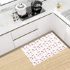 Bull Terriers Pattern Print Design 08 Kitchen Mat