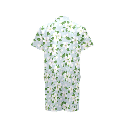 Apple blossom Pattern Print Design AB04 Men's Romper