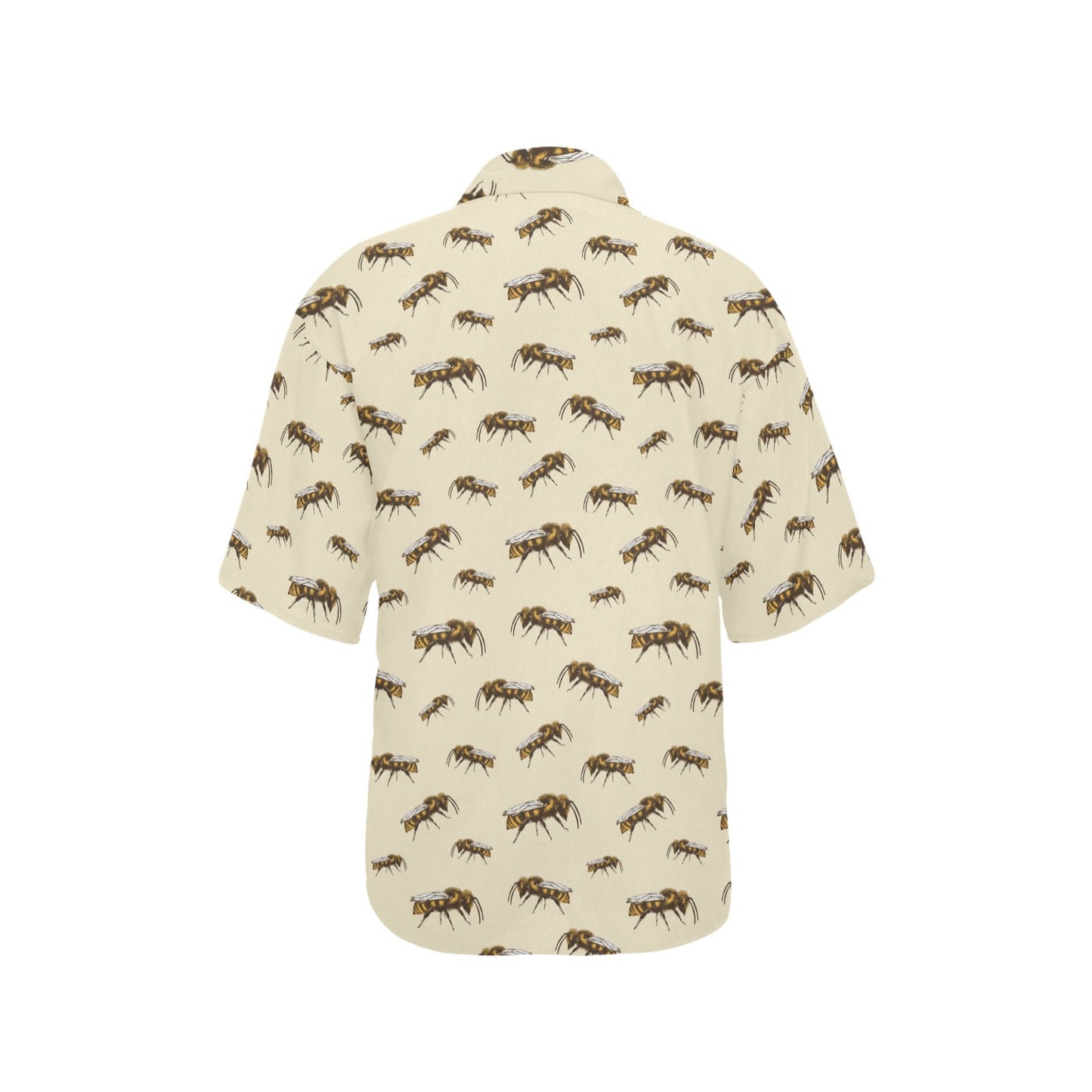 Bee Print Design LKS306 Women's Hawaiian Shirt