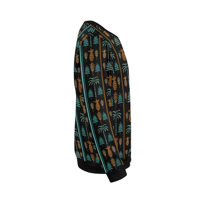 Hawaiian Themed Pattern Print Design H023 Men Long Sleeve Sweatshirt