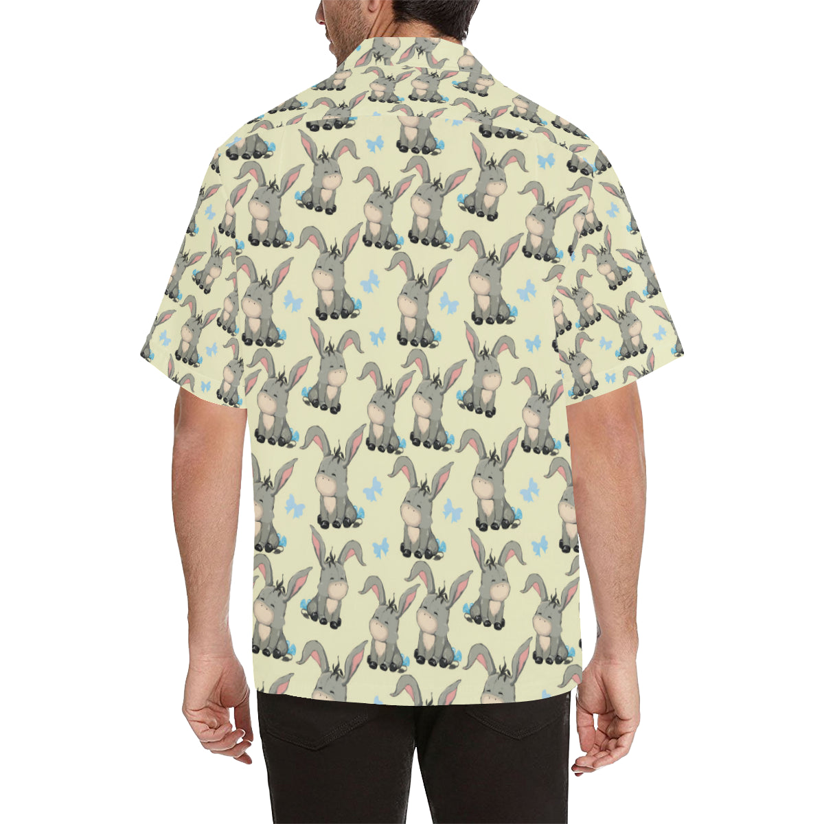 Donkey Baby Pattern Print Design 02 Men's Hawaiian Shirt