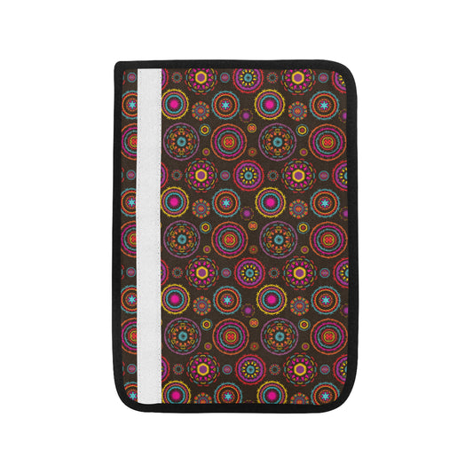 Bohemian Pattern Print Design 01 Car Seat Belt Cover