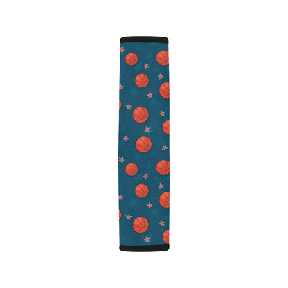 Basketball Pattern Print Design 02 Car Seat Belt Cover