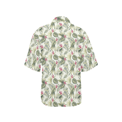 Bird Of Paradise Pattern Print Design 04 Women's Hawaiian Shirt