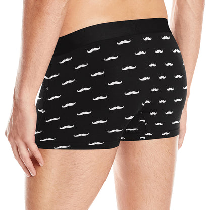 Mustache Pattern Print Design A04 Men's Boxer Briefs