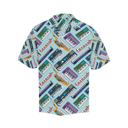 Synthesizer Pattern Print Design 02 Men's Hawaiian Shirt