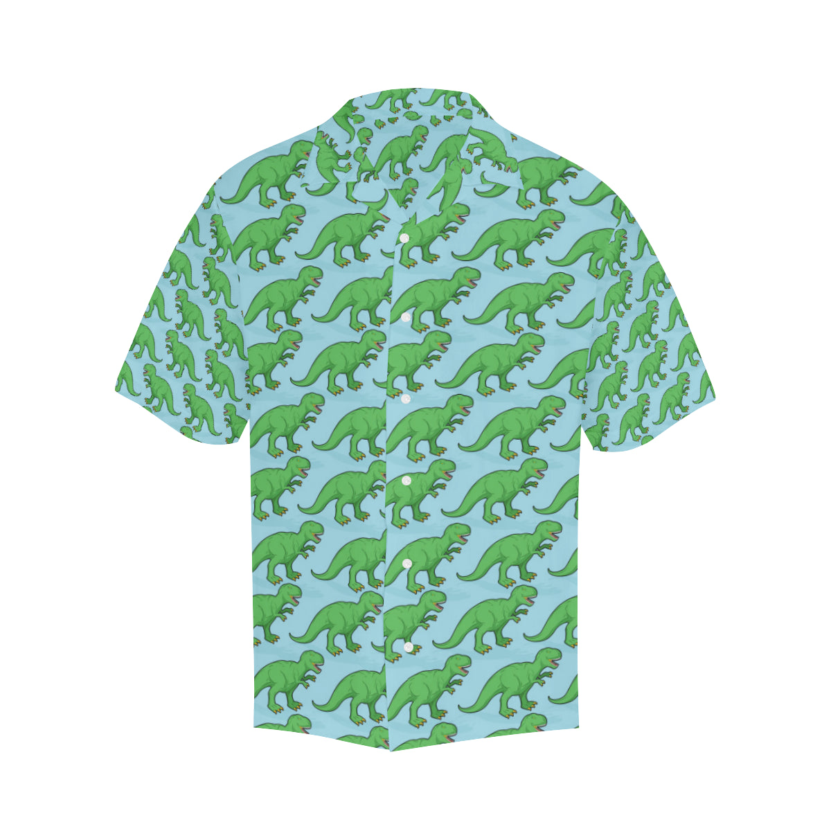T Rex Pattern Print Design A01 Men's Hawaiian Shirt