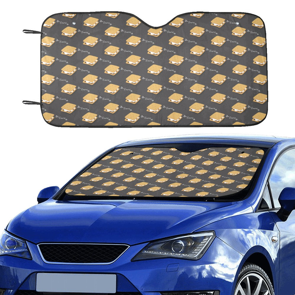S_Mores Print Design LKS301 Car front Windshield Sun Shade