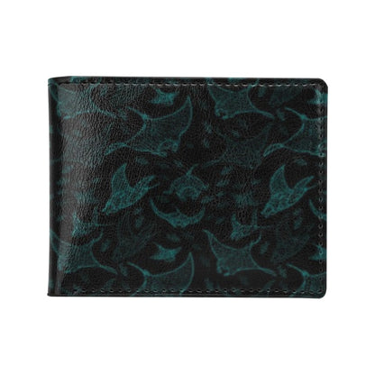 Manta Ray Print Design LKS402 Men's ID Card Wallet