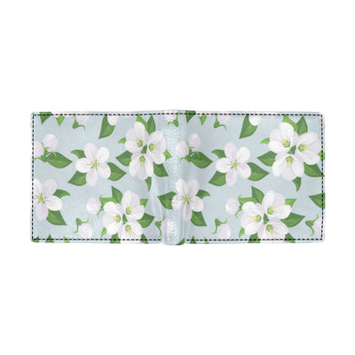 Apple blossom Pattern Print Design AB04 Men's ID Card Wallet