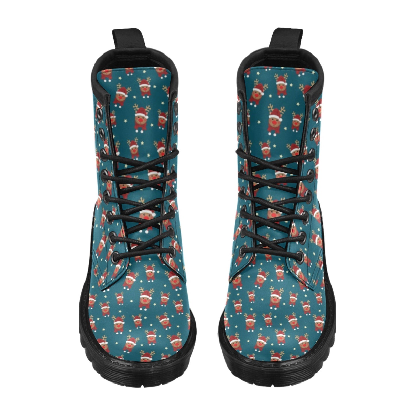 Reindeer Print Design LKS406 Women's Boots