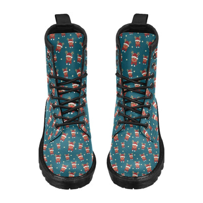Reindeer Print Design LKS406 Women's Boots