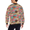 Cupcake Pattern Print Design CP01 Men Long Sleeve Sweatshirt