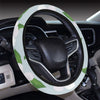 Apple blossom Pattern Print Design AB04 Steering Wheel Cover with Elastic Edge