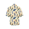 Kingfisher Bird Pattern Print Design 04 Women's Hawaiian Shirt