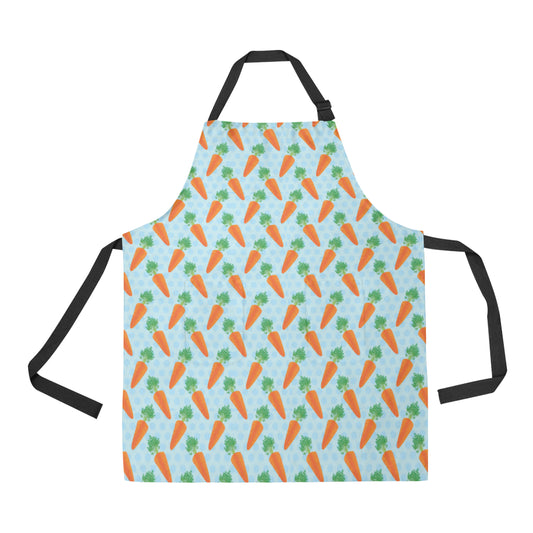 Carrot Pattern Print Design 01 Apron with Pocket