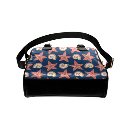 Starfish Pattern Print Design 03 Shoulder Handbag
