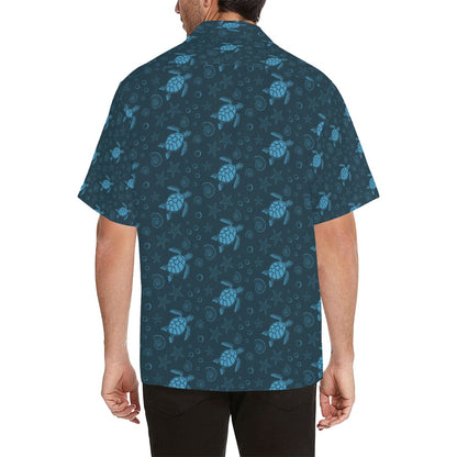 Sea Turtle Print Design LKS308 Men's Hawaiian Shirt