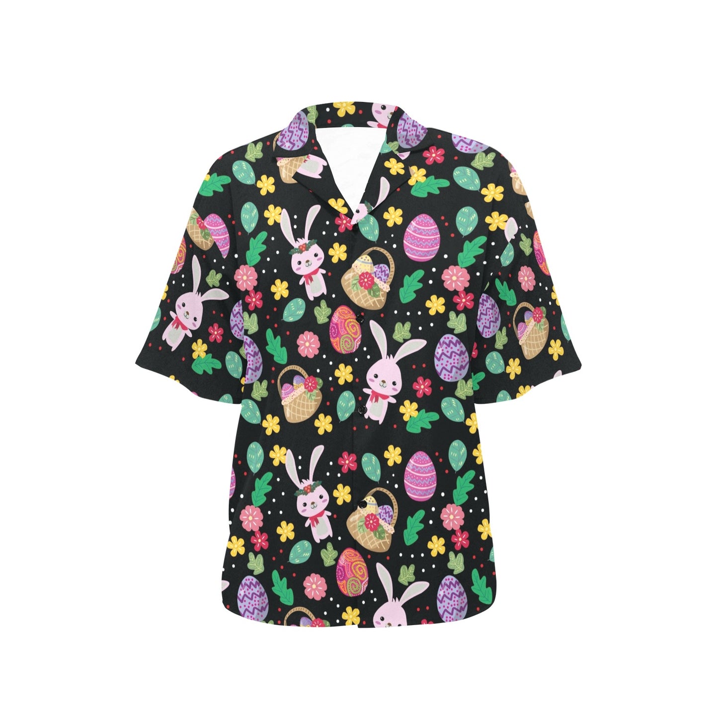 Easter Eggs Pattern Print Design RB05 Women's Hawaiian Shirt