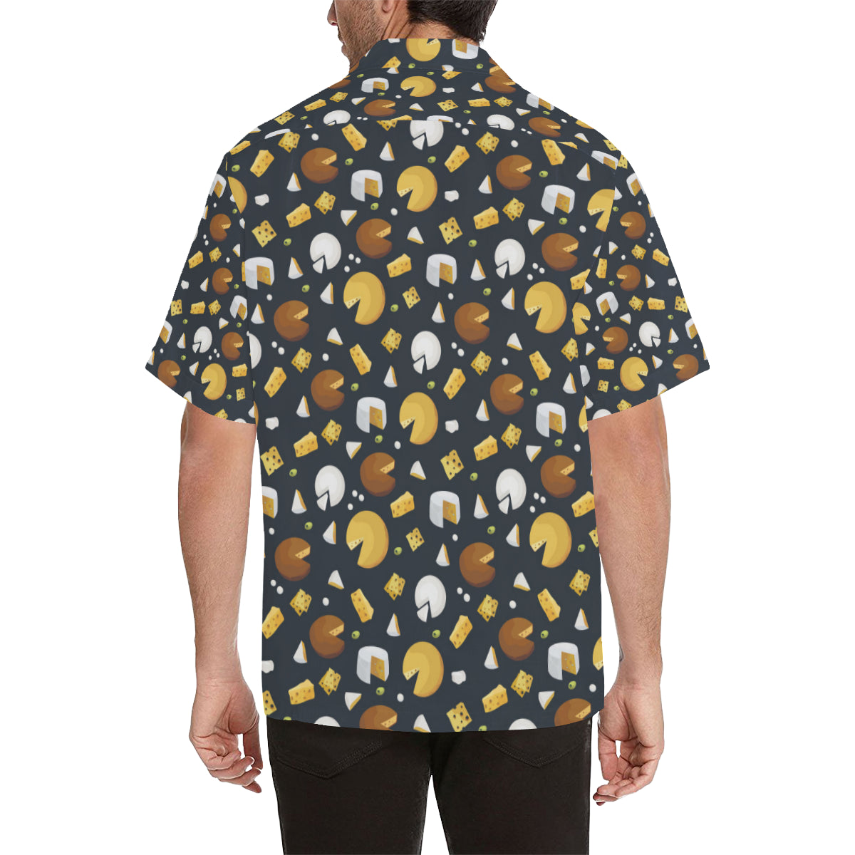 Cheese Pattern Print Design 03 Men's Hawaiian Shirt