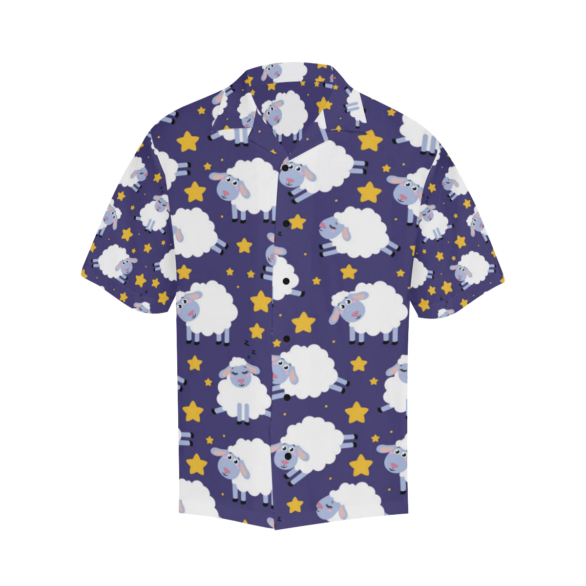Sheep Pattern Print Design 03 Men's Hawaiian Shirt