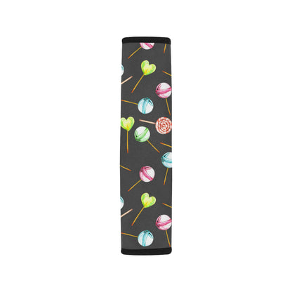 Lollipop Pattern Print Design LL02 Car Seat Belt Cover