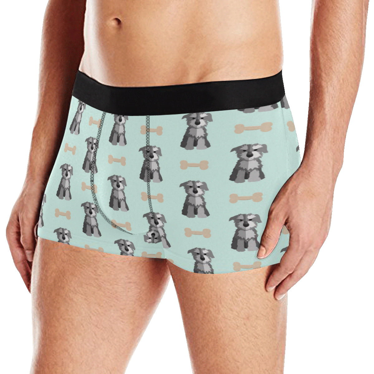 Schnauzers Pattern Print Design A03 Men's Boxer Briefs