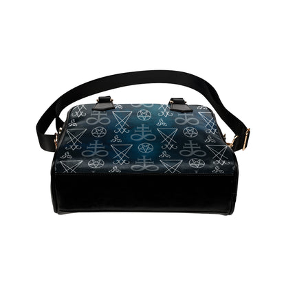 Pentagram Pattern Print Design A03 Shoulder Handbag
