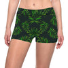 Rainforest Pattern Print Design RF03 Yoga Shorts