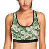 Apple blossom Pattern Print Design AB02 Sports Bra