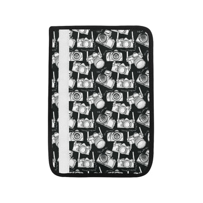 Camera Pattern Print Design 01 Car Seat Belt Cover