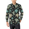 Sea Turtle Stamp Pattern Men's Long Sleeve Shirt