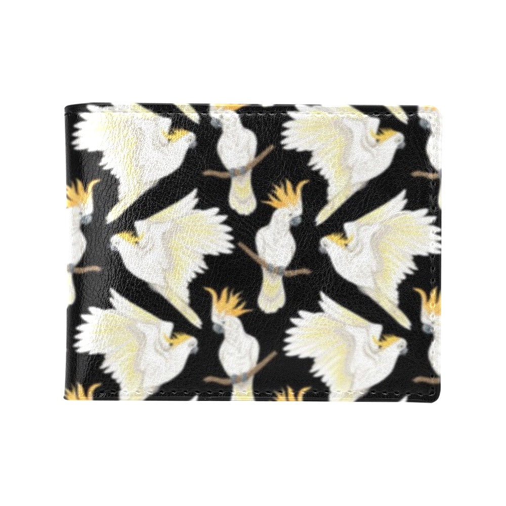 Cockatoo Print Design LKS402 Men's ID Card Wallet