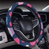 Cupcake Pattern Print Design CP04 Steering Wheel Cover with Elastic Edge