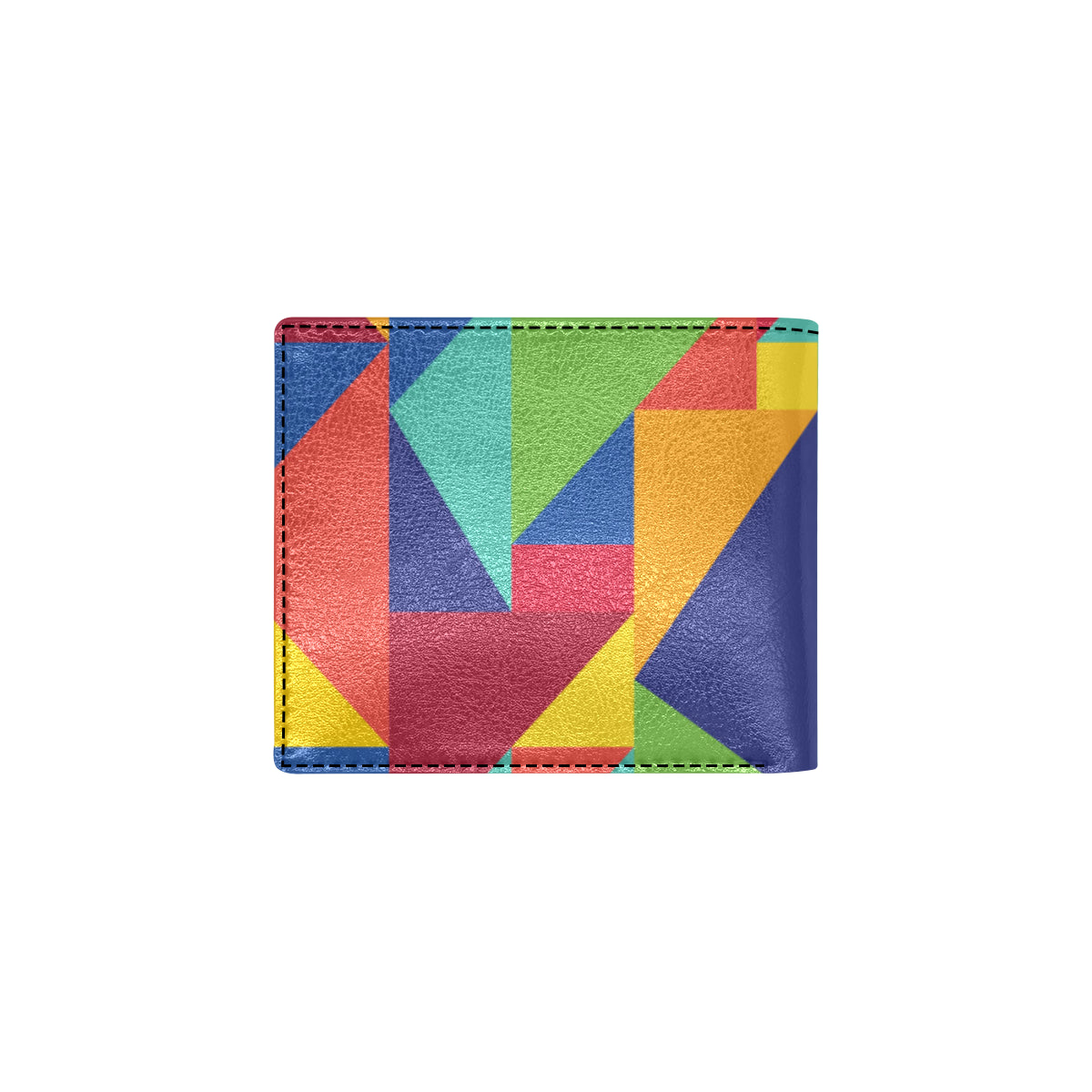 Mosaic Pattern Print Design 01 Men's ID Card Wallet