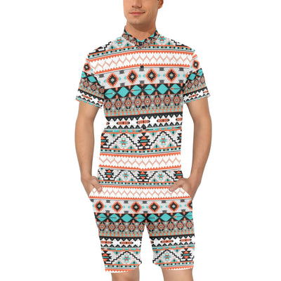 Tribal Aztec Indians pattern Men's Romper