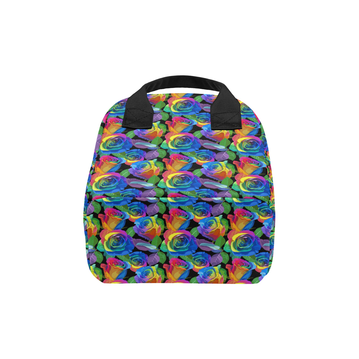 Rose Pattern Print Design RO02 Insulated Lunch Bag