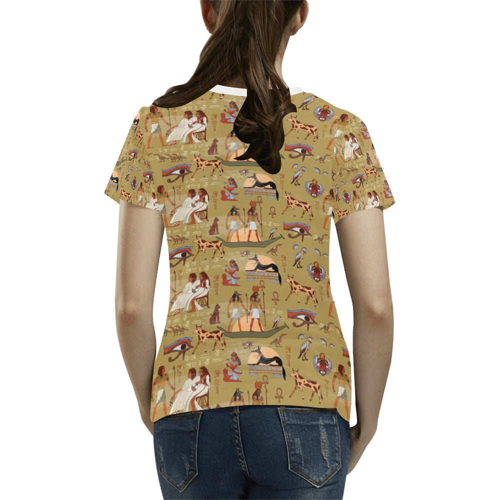 Ancient Greek Classic Pattern Design LKS305 Women's  T-shirt