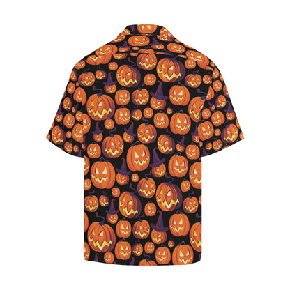 Halloween Pattern Print Design 04 Men's Hawaiian Shirt