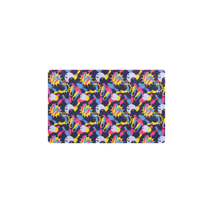 Bowling Pattern Print Design 02 Kitchen Mat
