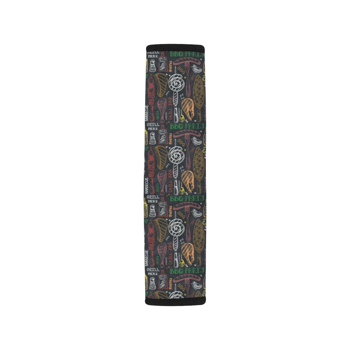 Barbecue Pattern Print Design 03 Car Seat Belt Cover