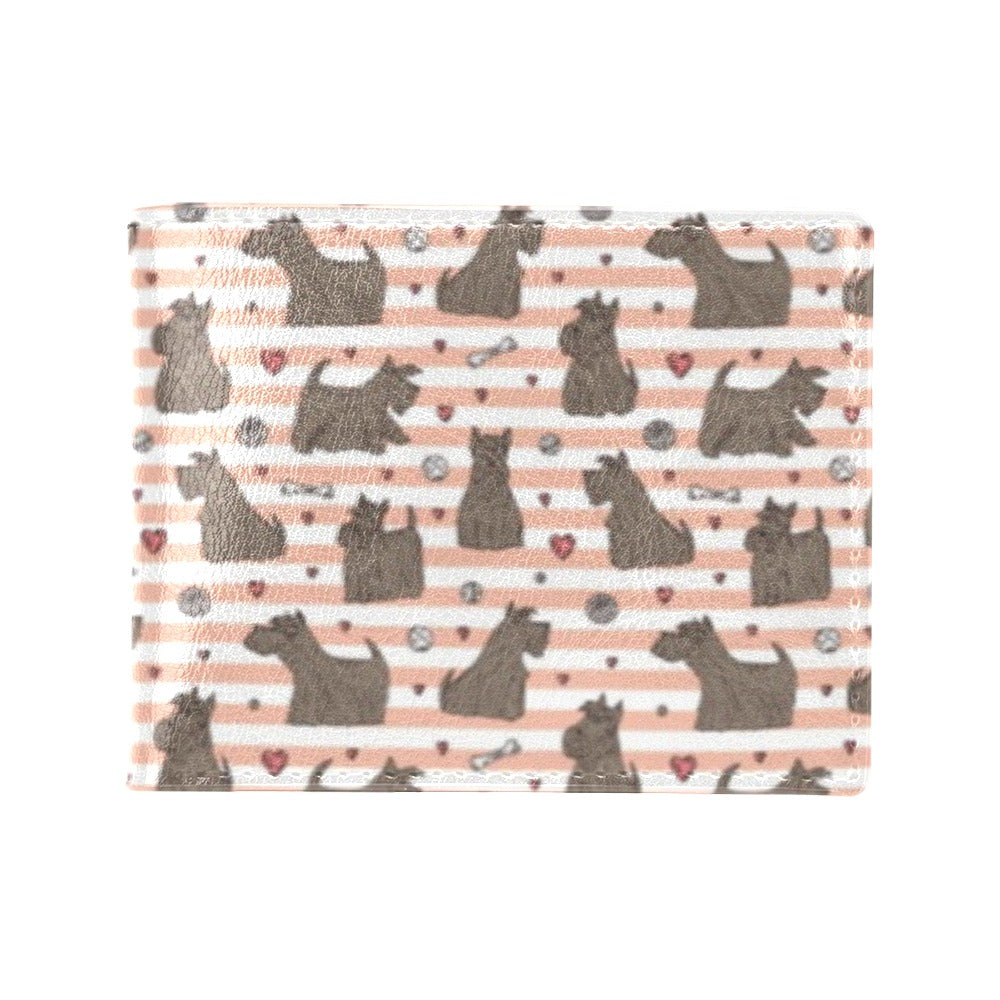 Scottish Terriers Print Design LKS3016 Men's ID Card Wallet
