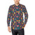 Elm Leave Colorful Print Pattern Men's Long Sleeve Shirt