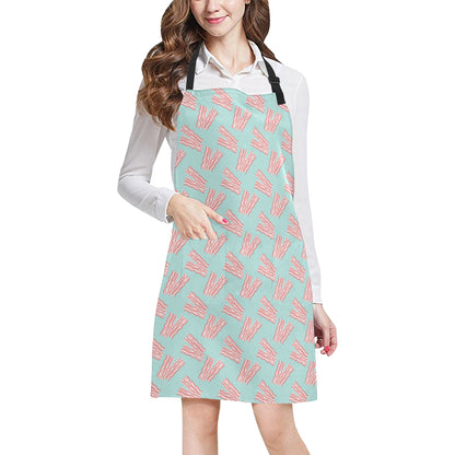 Bacon Pattern Print Design 04 Apron with Pocket