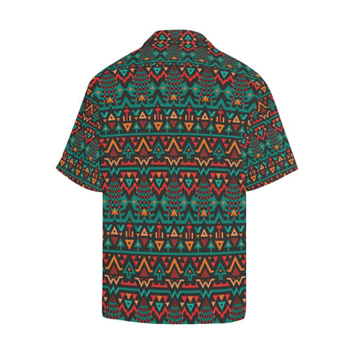 Aztec Pattern Print Design 04 Men's Hawaiian Shirt